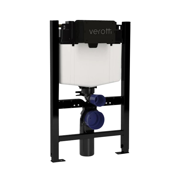 VEROTTI LOW-LEVEL CISTERN & FRAME – FOR WALL HUNG PANS ONLY