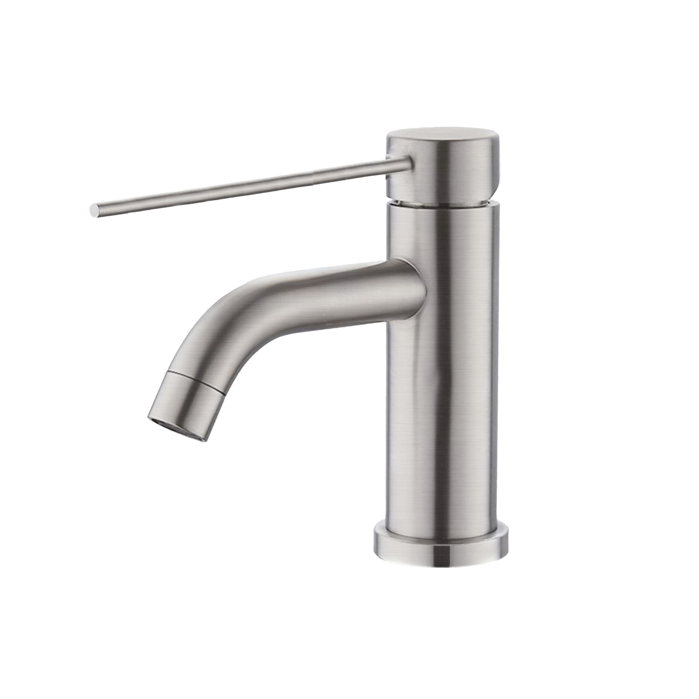 City Life Inox Care Basin Mixer 170mm Extended Lever