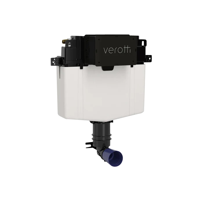 VEROTTI - LOW LEVEL PNEUMATIC UNDER COUNTER CONCEALED CISTERN